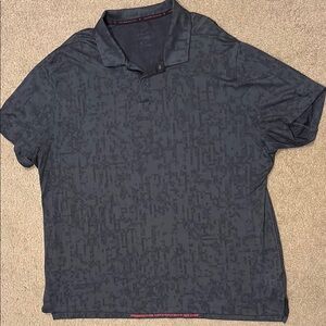 Tiger Woods Black & Gray Polo Shirt